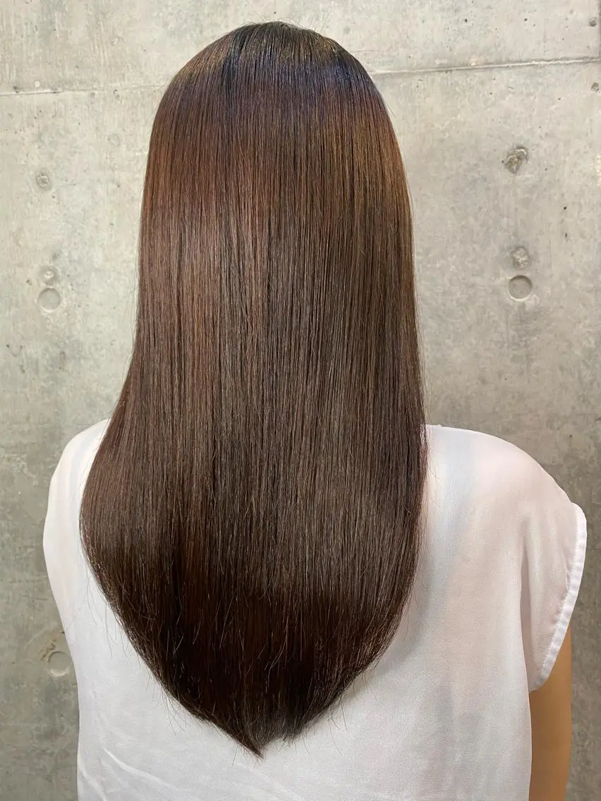 ロング ロング 縮毛矯正 愛されヘア♪ 大森春奈のヘアスタイル