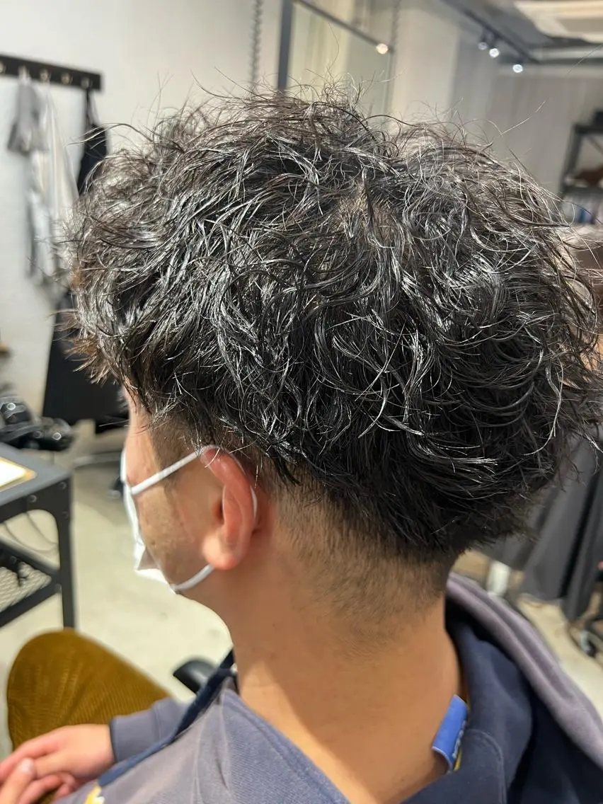 パーマ メンズ オタク特化美容師💟 チバコナツのヘアスタイル