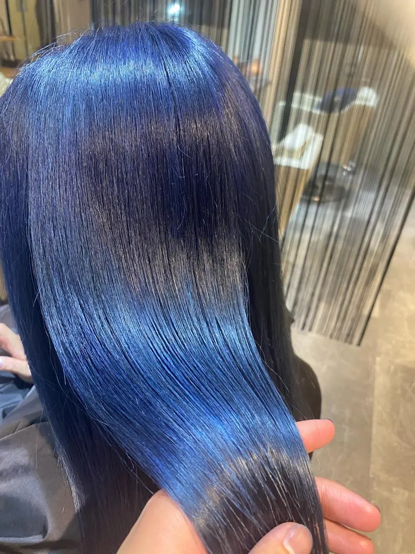 ロング カット ヘアカラー トリートメント 山形酸性ストレート 古川✂︎のヘアスタイル