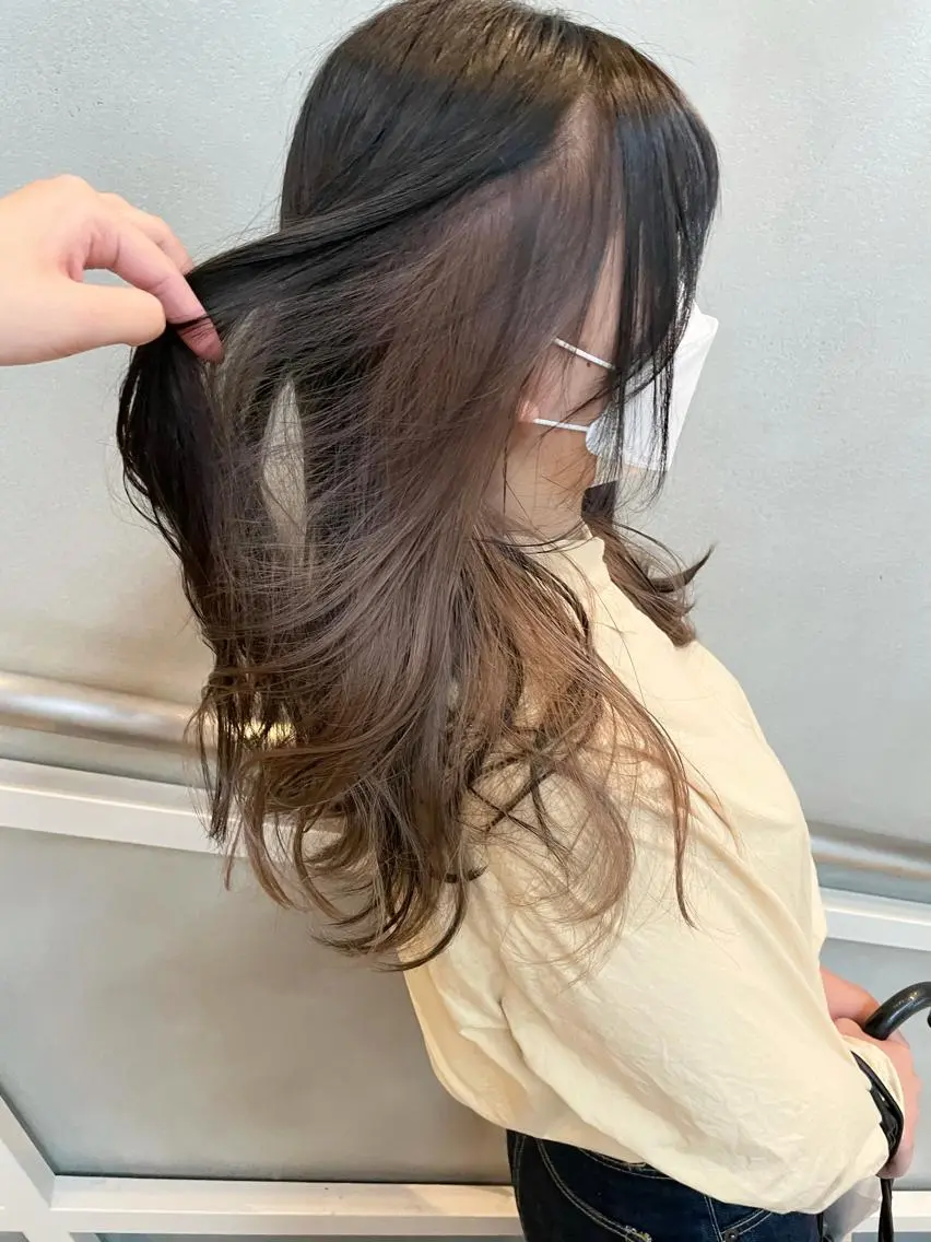 セミロング カラー 沖縄/ヘアアレンジ /ナカノのヘアスタイル