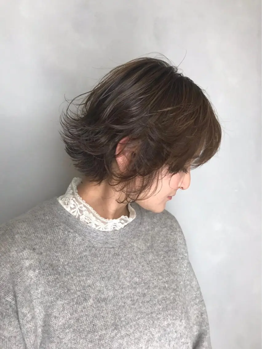 ショート カラー カット ヘアカラー BROCANTE立川 karasawa.nのヘアスタイル