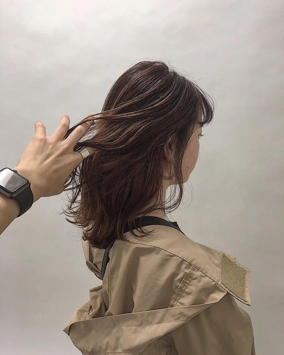 ロング カラー グラデーションカラー ハイトーン/レイヤー /ウルフ⭐️永田⭐️のヘアスタイル