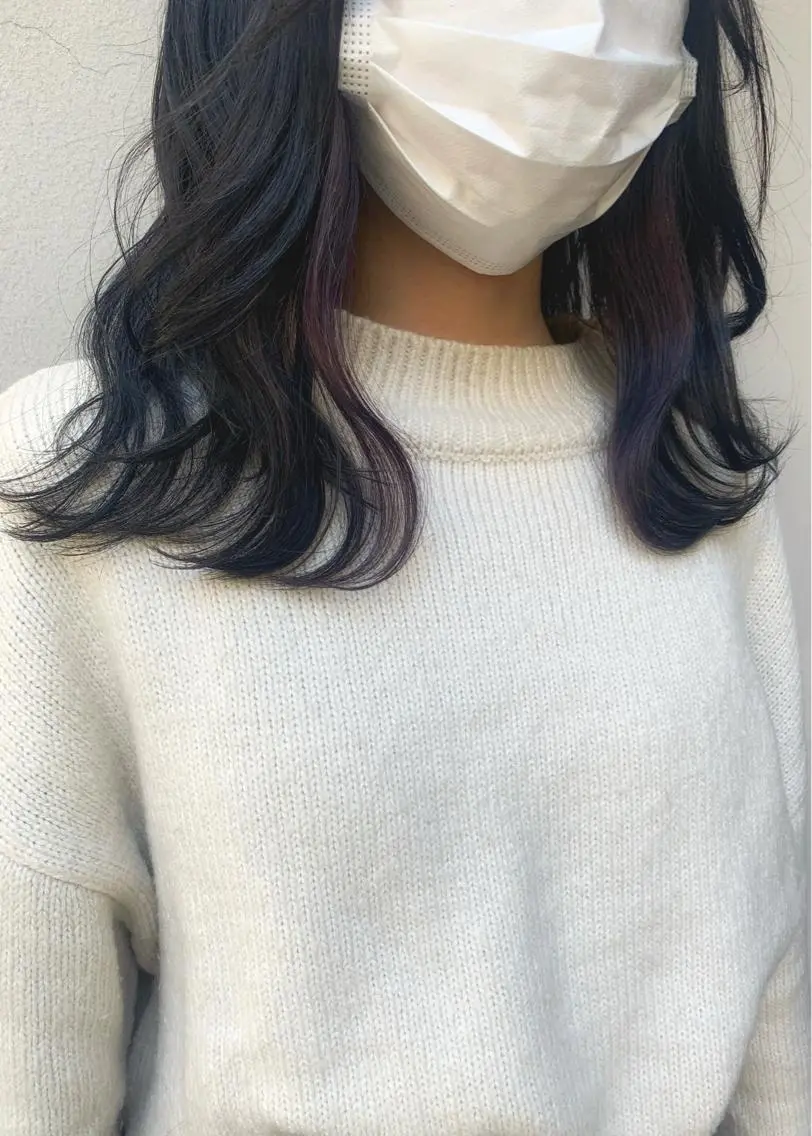 ミディアム カラー ヘアカラー トリートメント 矢野 晃平のヘアスタイル