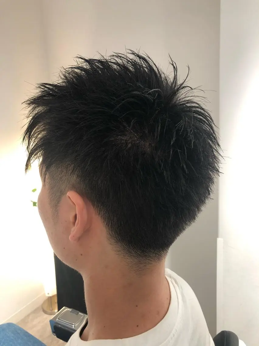 ショート メンズ アップバング ショートヘア rilune matsuoのヘアスタイル