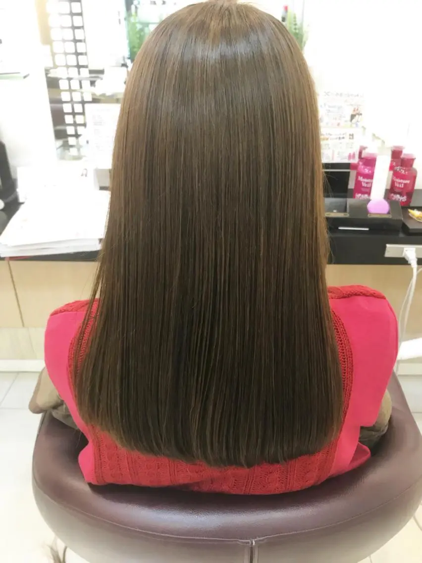 セミロング カラー ブルーカラー ブルージュ トータルビューティー K:R鶴川のヘアスタイル