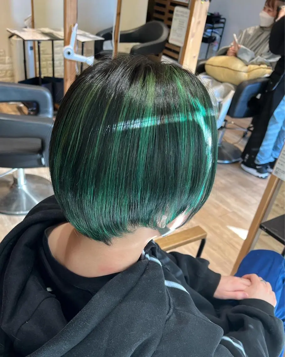 カラー メンズ カット ヘアカラー 大久保 隆蔵のヘアスタイル