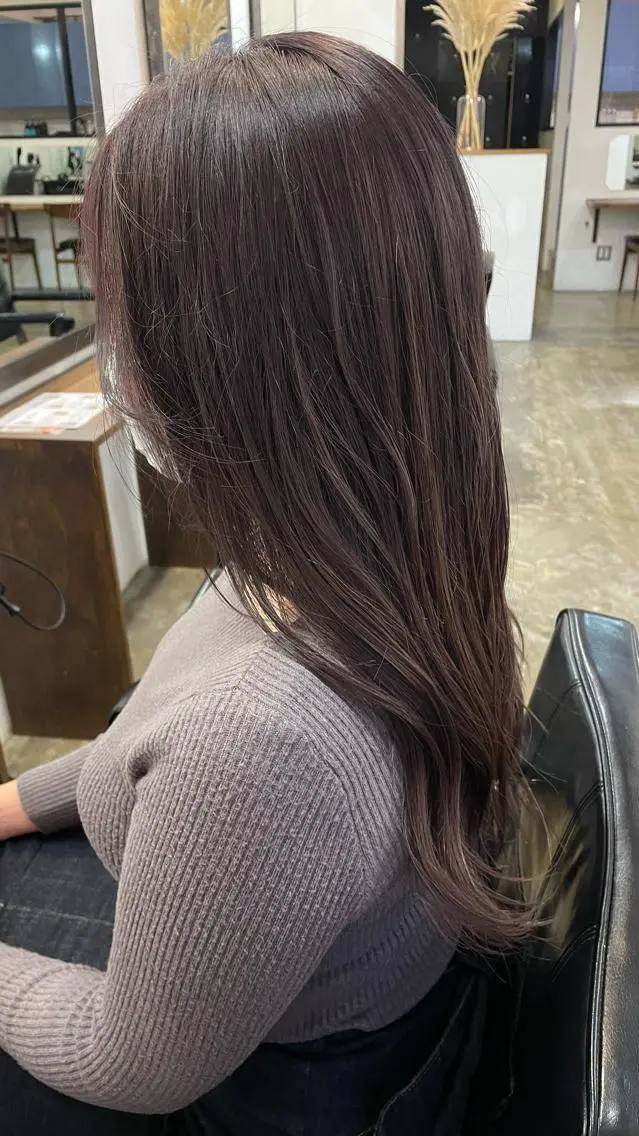 ロング カットモデル募集 長谷川のヘアスタイル