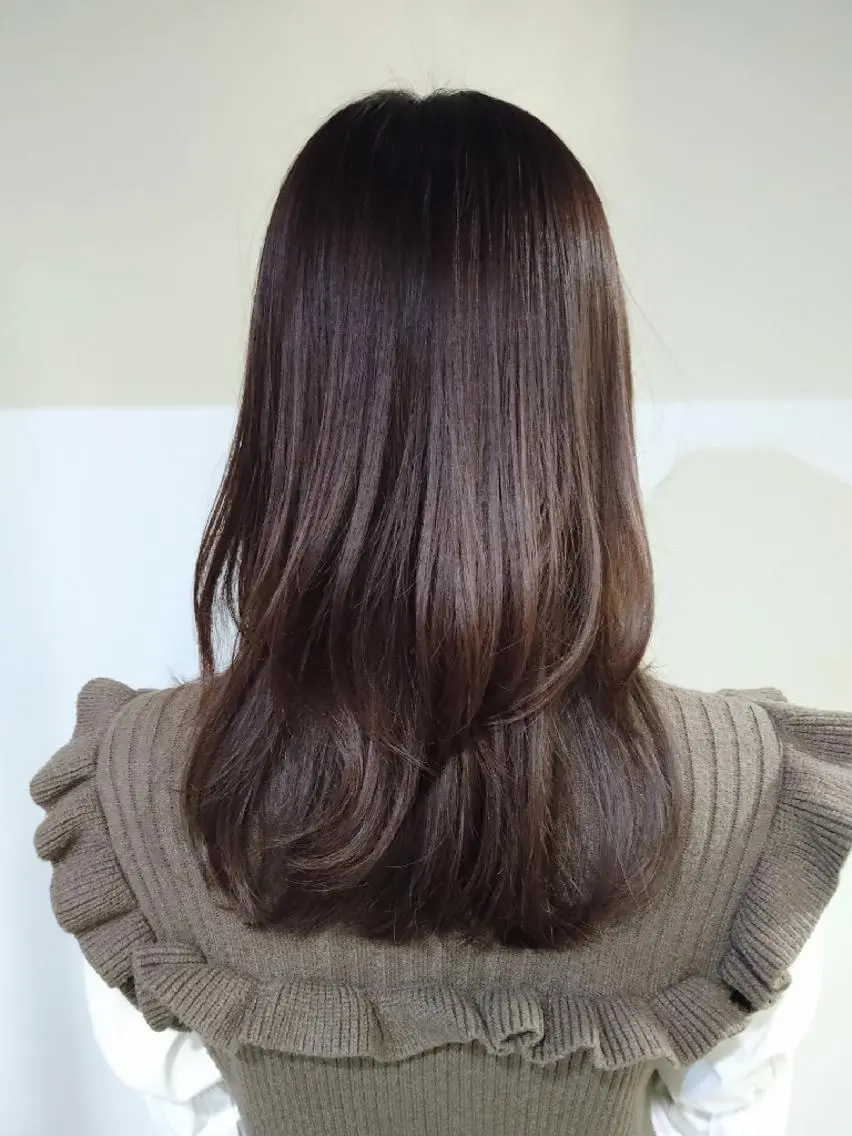 セミロング レイヤーカット ducca/ kariyaのヘアスタイル
