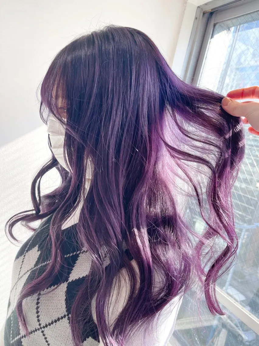 ロング ヘアカラー ili 大阪のヘアスタイル