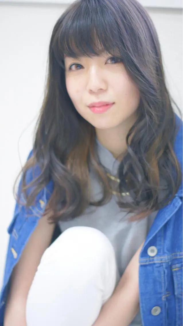 セミロング ロング カラー 【滝川市 美容師】 髙橋昌也のヘアスタイル