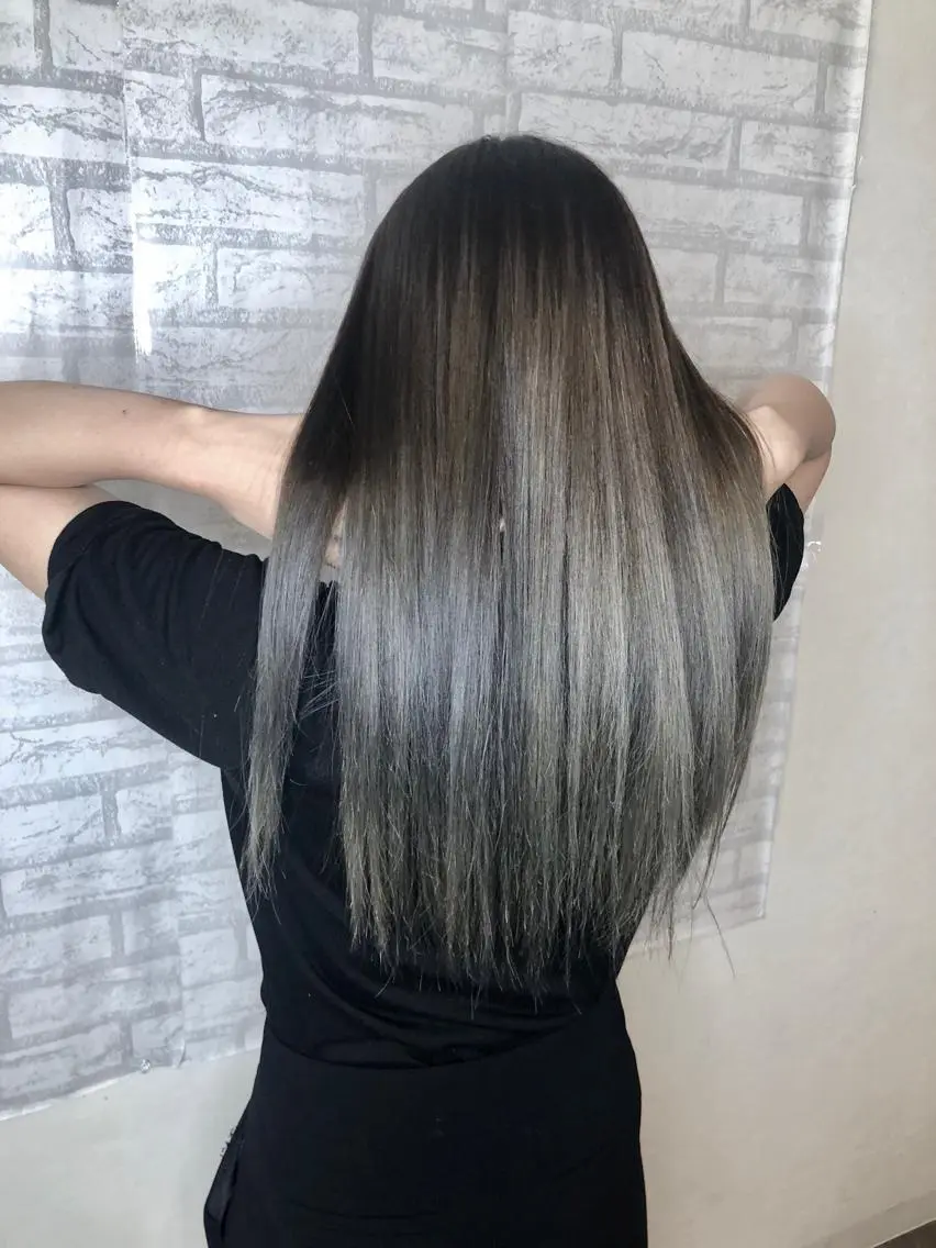 ロング カラー グレージュ 美髪・艶髪特化美容師 RYOJIのヘアスタイル