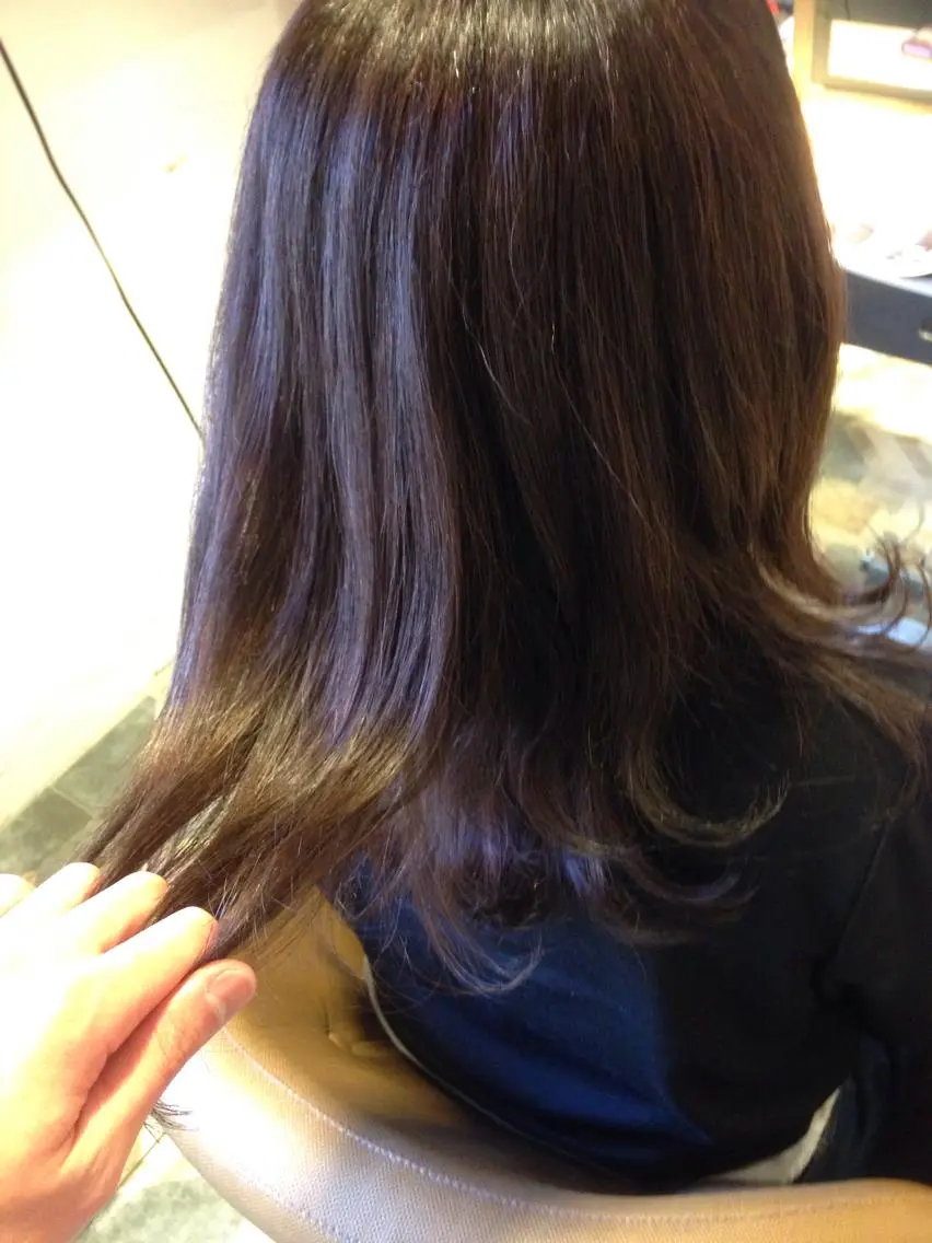 ショート ミディアム セミロング ロング カラー ヘアアレンジ 【体験】韓国 メイク&ヘア天神のヘアスタイル