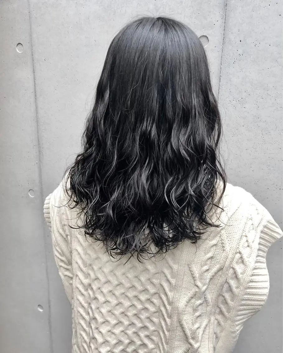 ミディアム パーマ ボブパーマコテ巻き風 パーマNo1深江秀平のヘアスタイル