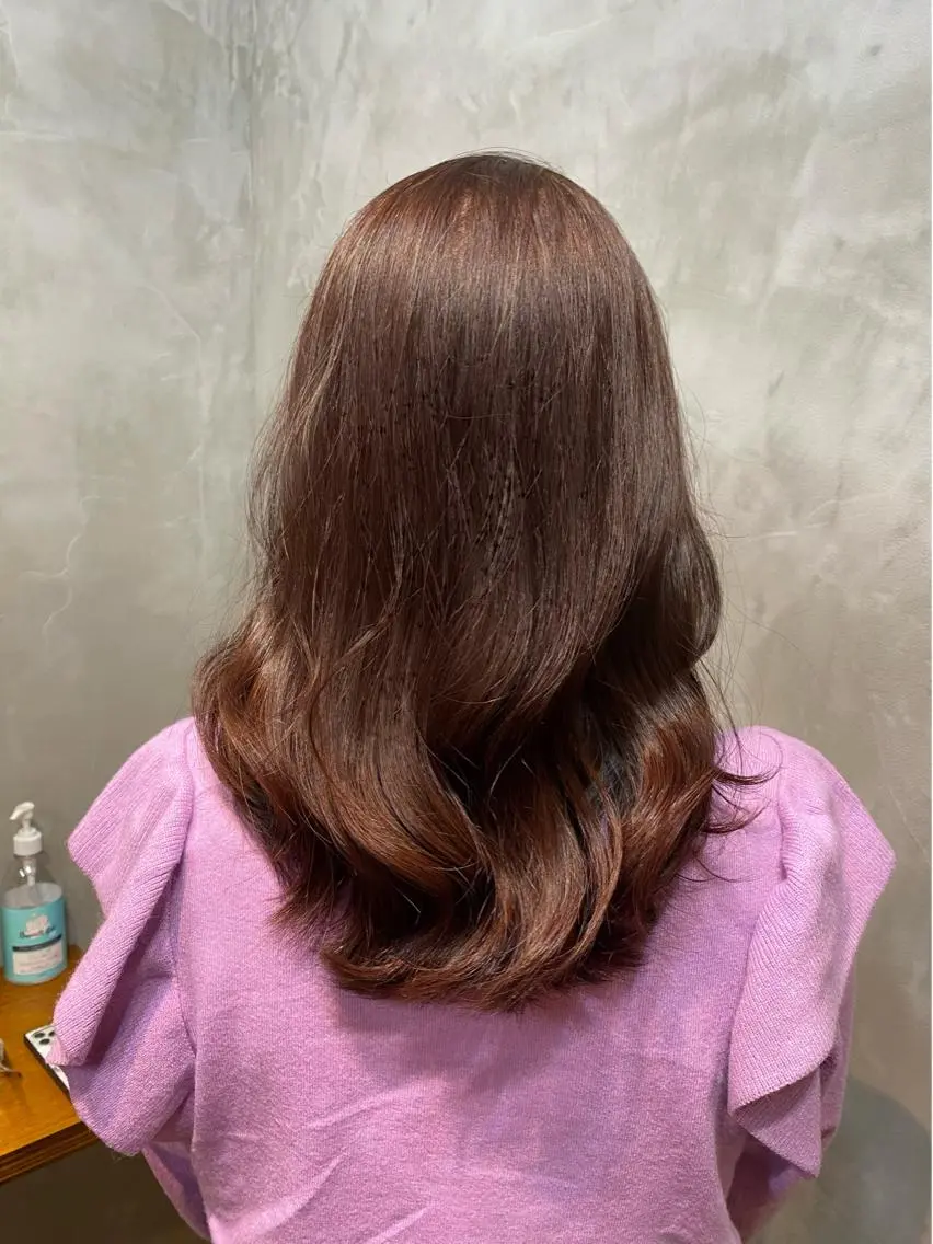 セミロング 小顔カット 🌿リョウカのヘアスタイル