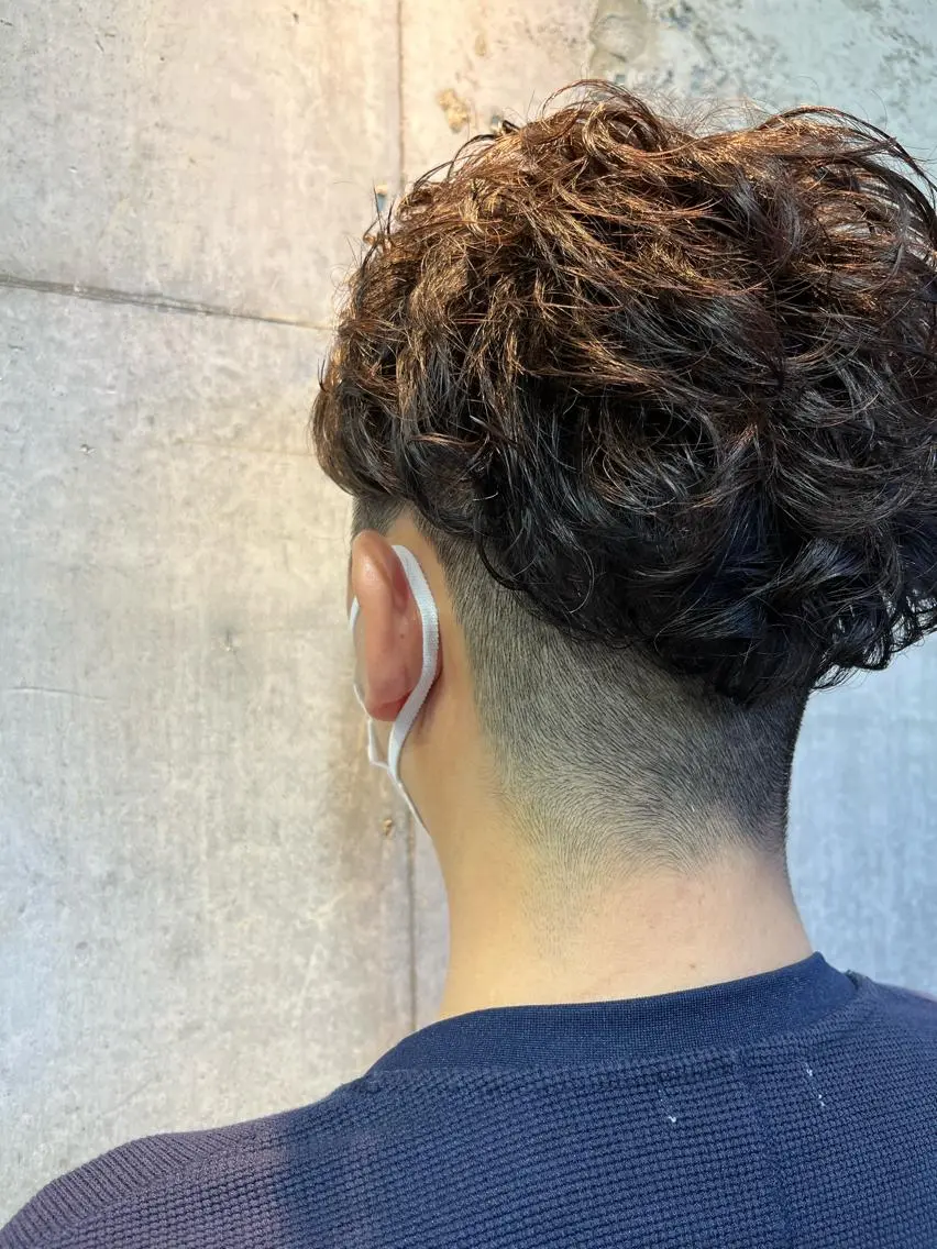 ショート メンズ カット パーマ 佐瀬竜矢PRIMAL /portのヘアスタイル