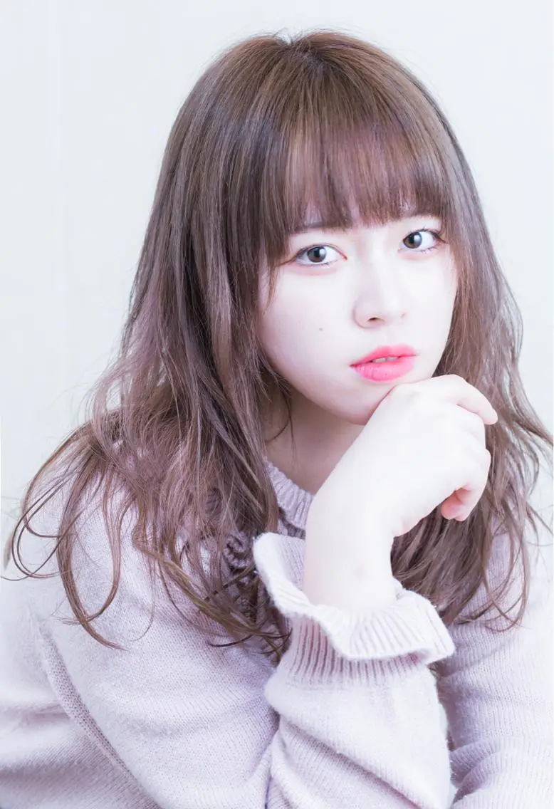 セミロング カラー ベージュカラー イルミナカラー カット ヘアカラー トリートメント ブレス渡辺 康介のヘアスタイル