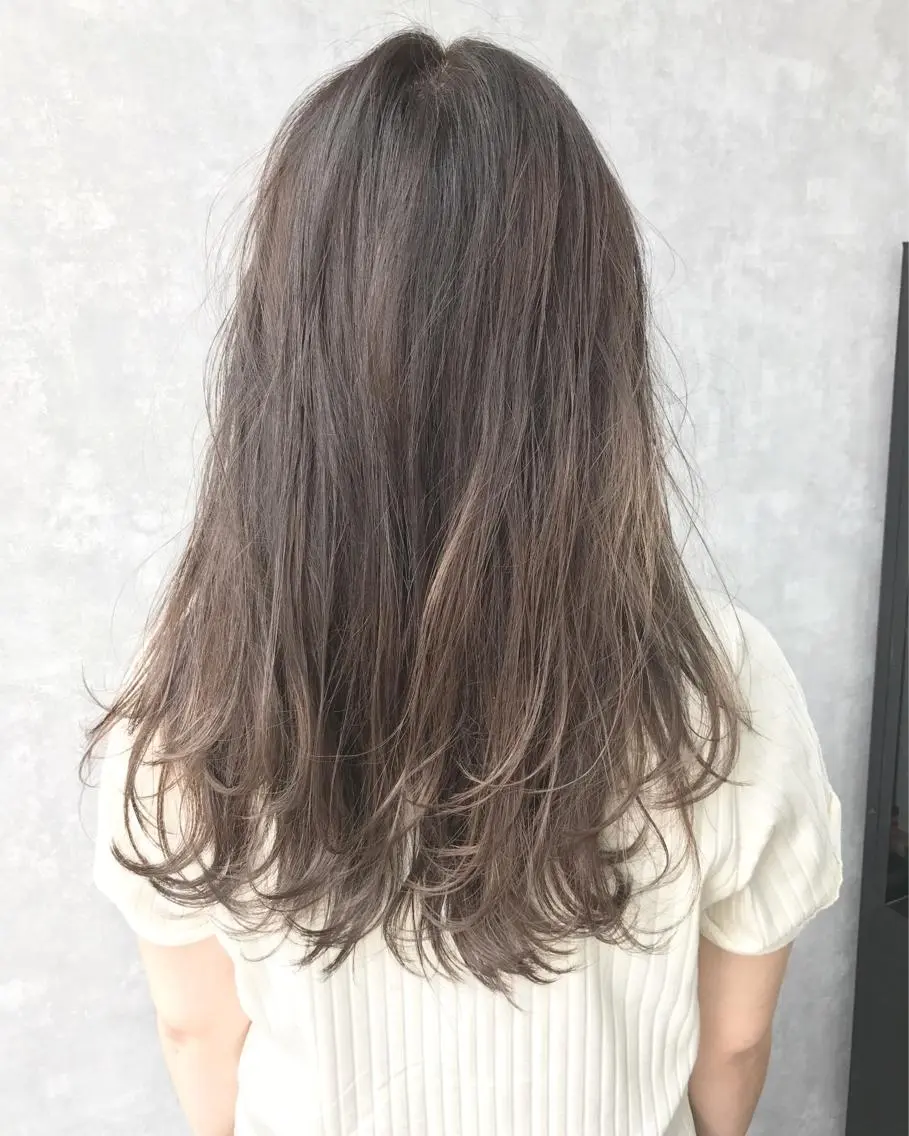 セミロング カラー ベージュカラー TOMOYA/ ショート、レイヤーのヘアスタイル