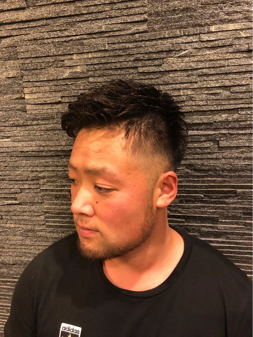 ショート メンズ バーバーショップ 新宿のヘアスタイル