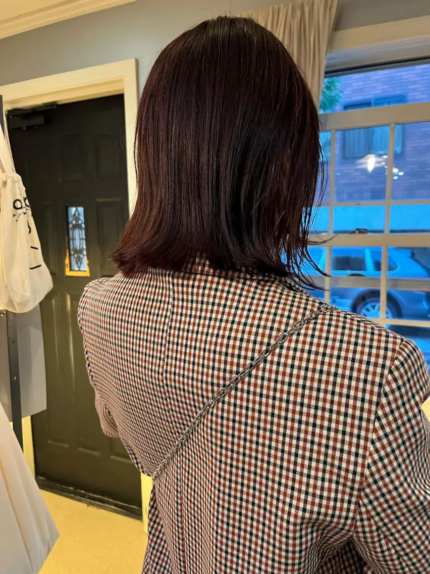 ミディアム カラー eri kinjoのヘアスタイル