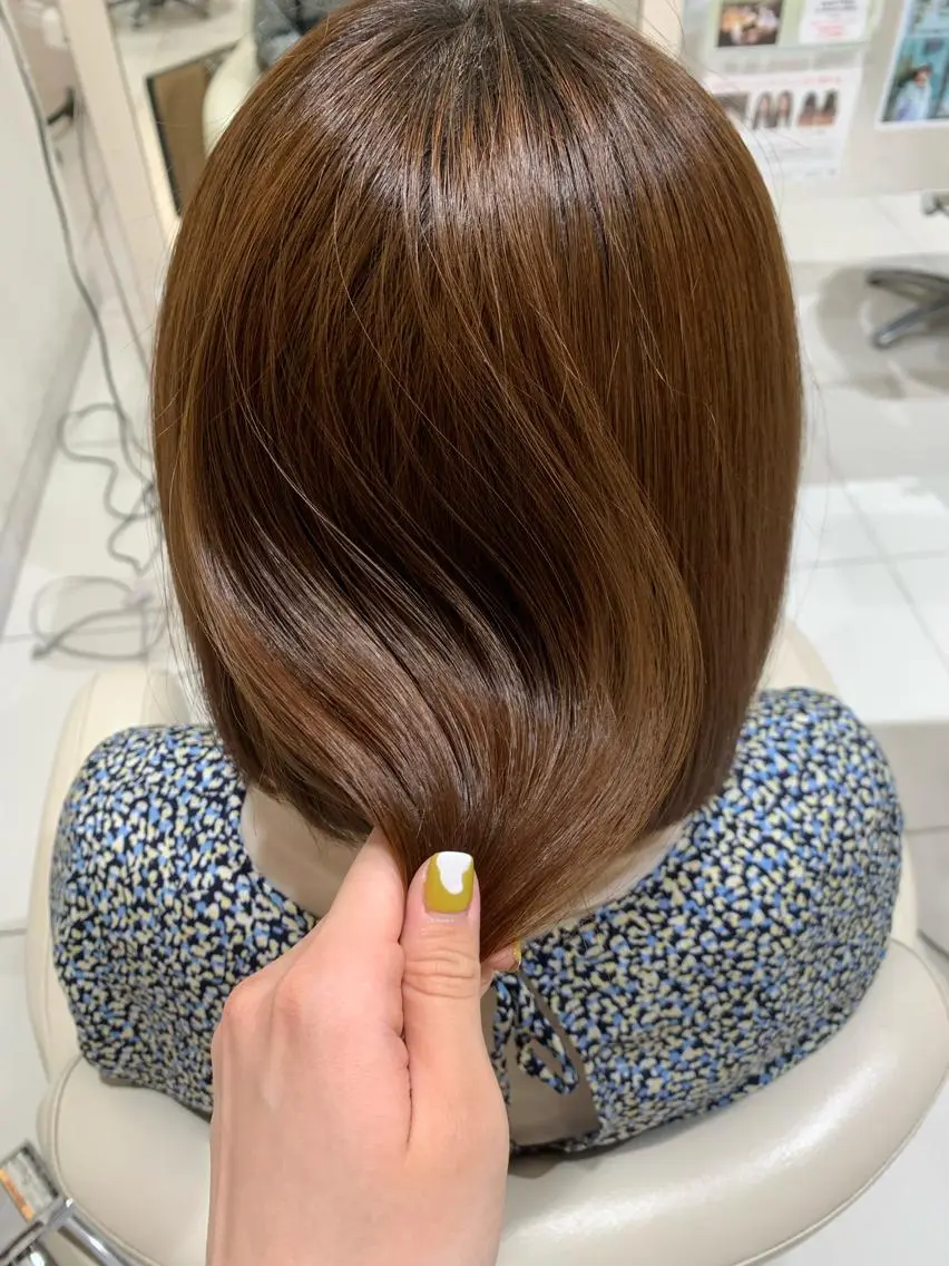 ミディアム 🪿透明感/艶カラー ﾜﾀﾅﾍﾞｱｵｲのヘアスタイル