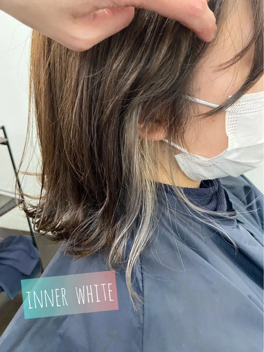 ミディアム カラー 久木原 ゆりのヘアスタイル