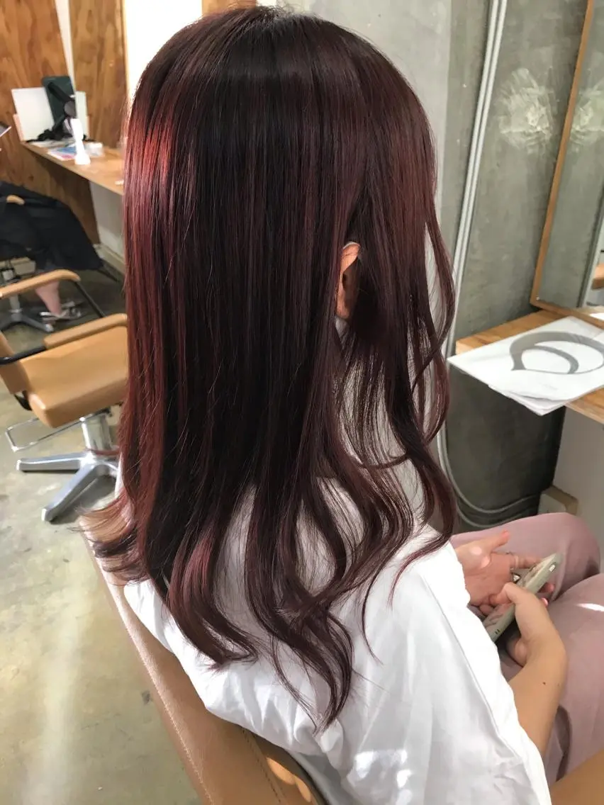 ミディアム カラー ヘアカラー トリートメント 💎髪質改善💎 デザイナーshinのヘアスタイル