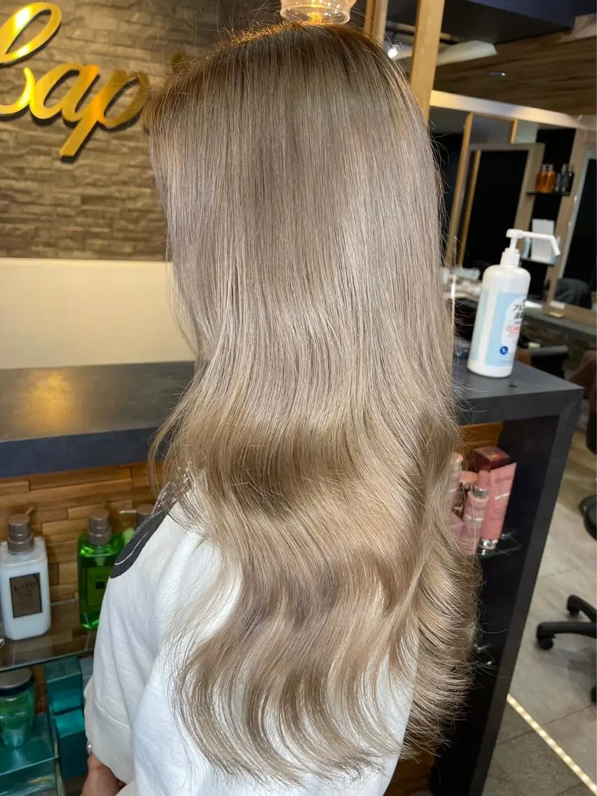 ロング カラー ヘアアレンジ ヘアカラー エクステ 横浜/エクステ特化× 艶カラー/あいかのヘアスタイル