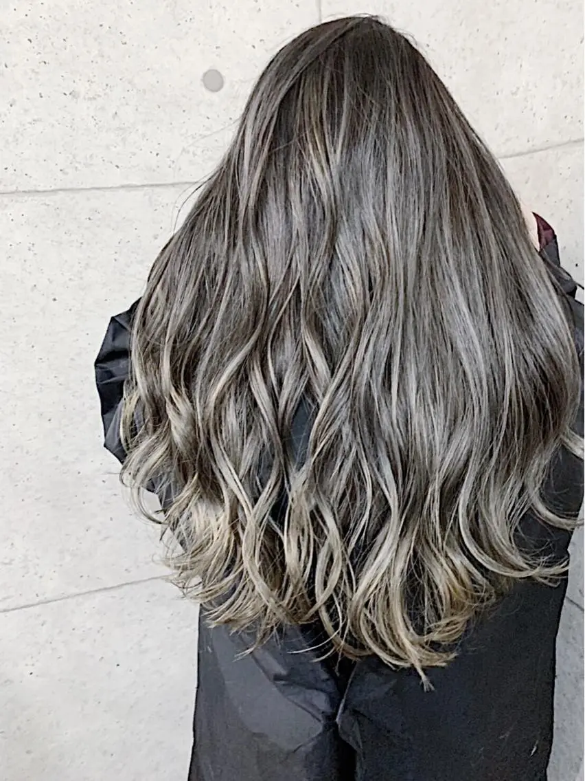 カラー アディクシーカラー アッシュ アッシュブラック アッシュブラウン アッシュグレー ヘアカラー ✨ハイクオリティ✨ 山本香也のヘアスタイル
