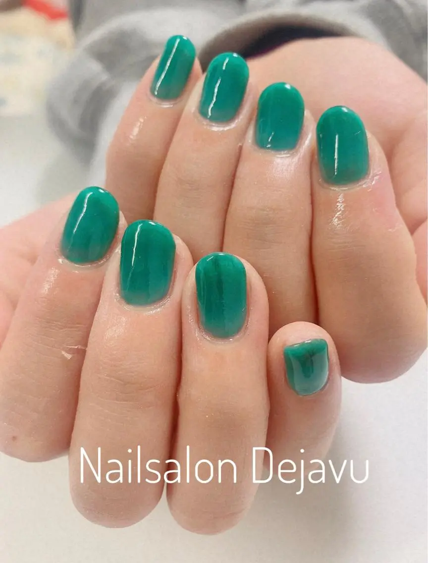 ネイル アートネイル ワンカラーネイル ハンドネイル Nail salon Dejavu 🌿のネイルデザイン