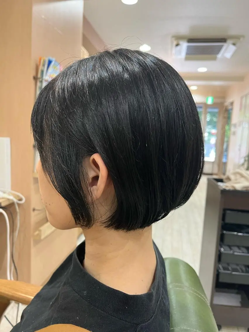 ミディアム 髪質改善ストレート• デジパモデル　かなのヘアスタイル