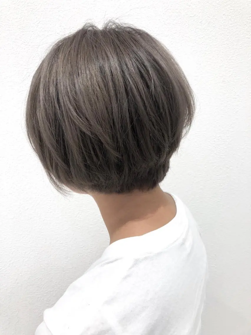 ショート 海外風レイヤーカット 👑店長 平松 由のヘアスタイル