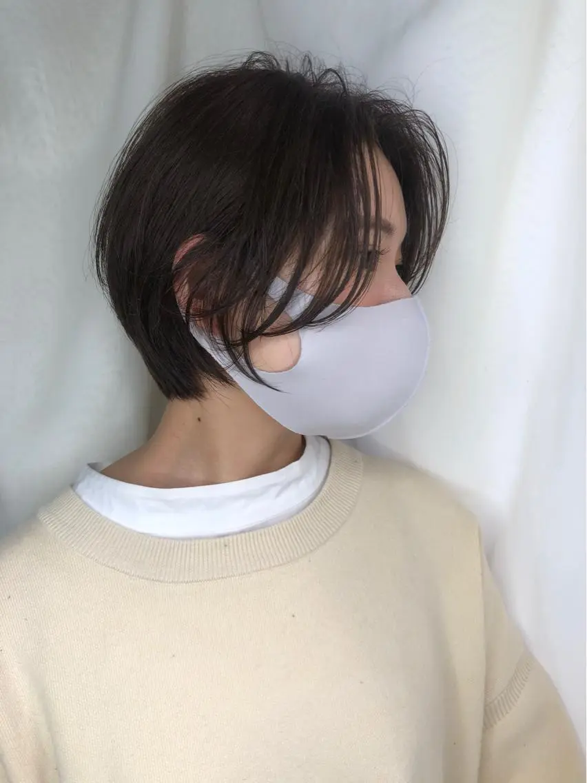 ショート カット ヘアカラー トリートメント 早瀬裕之 パーマのヘアスタイル