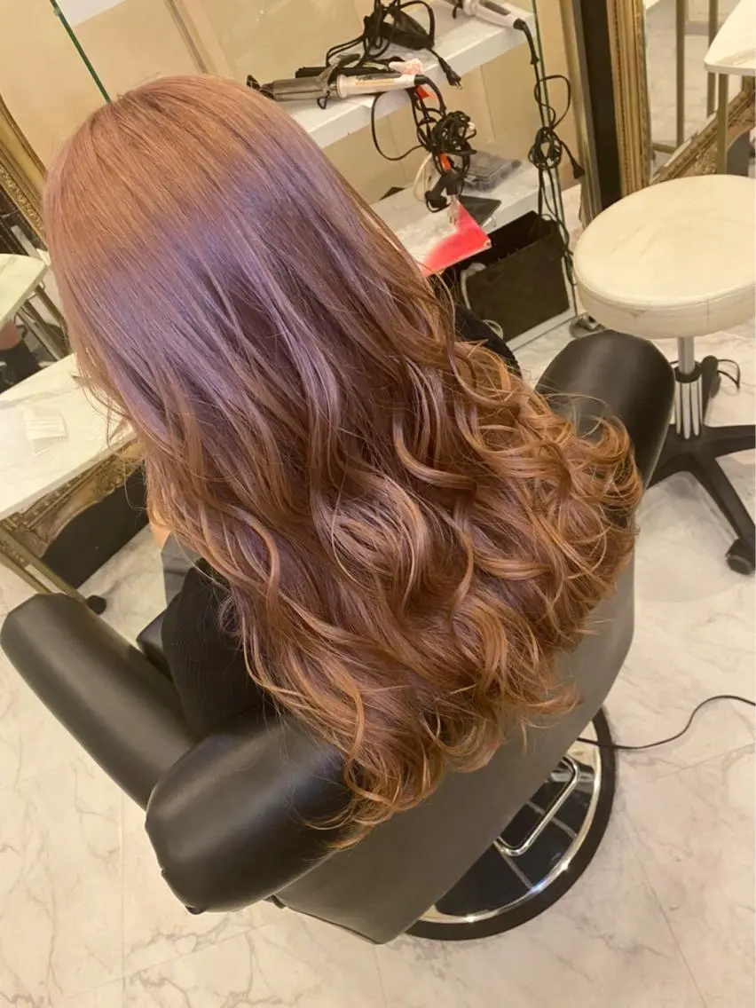ロング カラー カット ヘアカラー トリートメント 💎JADE GRACE💎のヘアスタイル