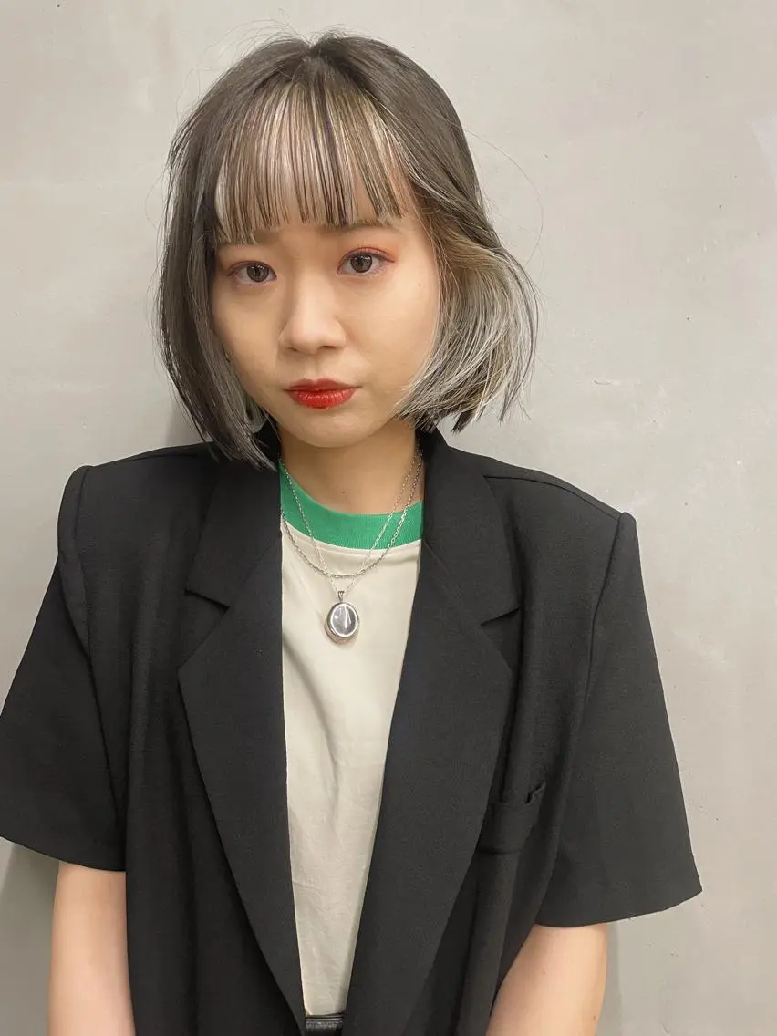 ショート カラー インナーカラー カット ヘアカラー トリートメント センスをお届けします 大谷将生infpのヘアスタイル