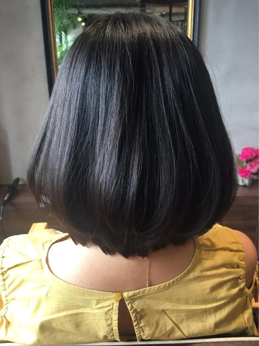 ミディアム ボブ 伸ばしかけ Hirosawa Chizuruのヘアスタイル