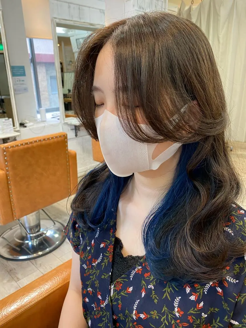 ロング 顔周りカット 橋口 亮平のヘアスタイル