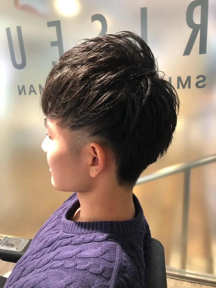 ショート メンズ マッシュ rilune matsuoのヘアスタイル