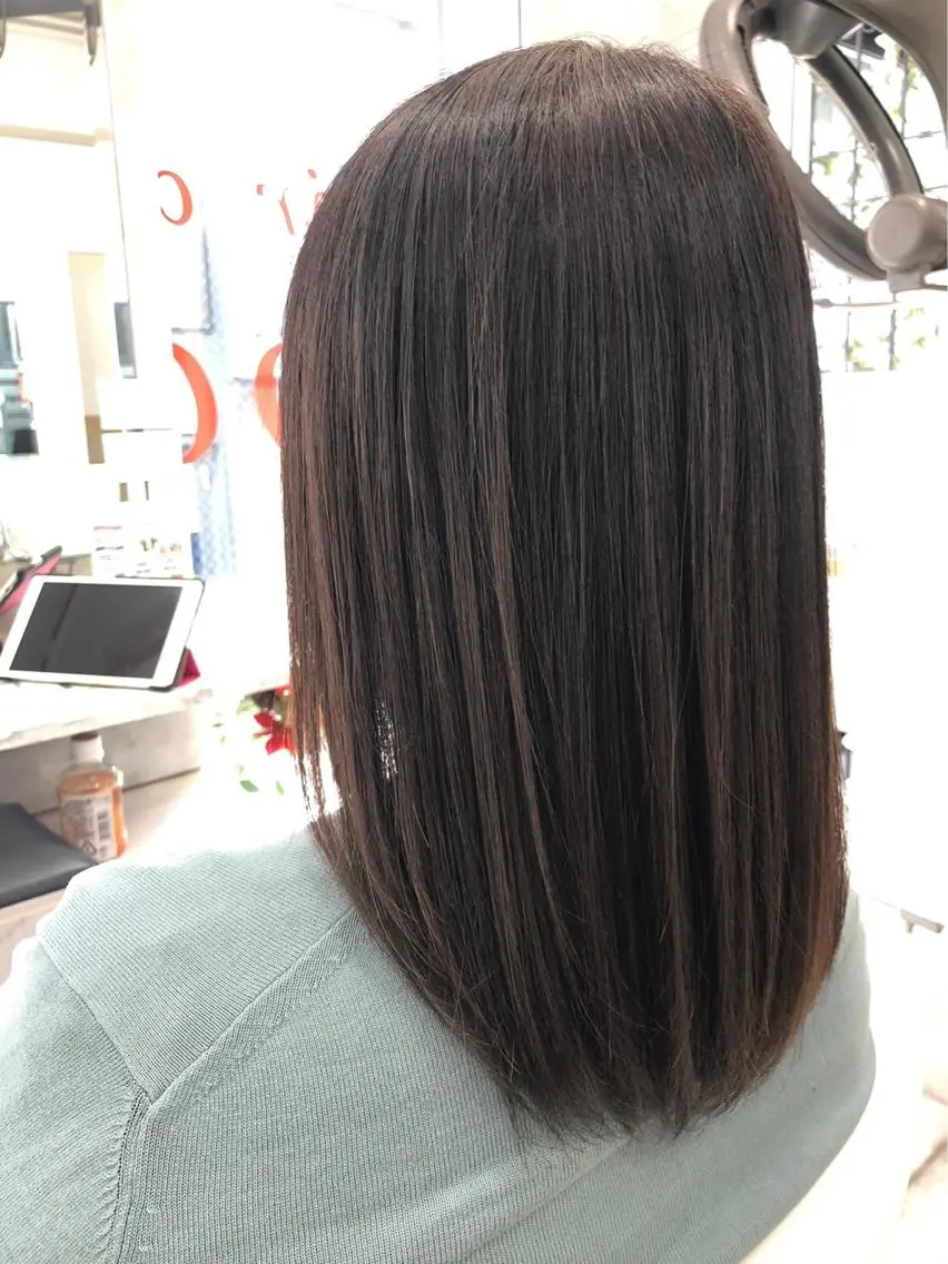 セミロング 髪質改善 トリートメント カラー特化サロン ピリナ相武台前のヘアスタイル