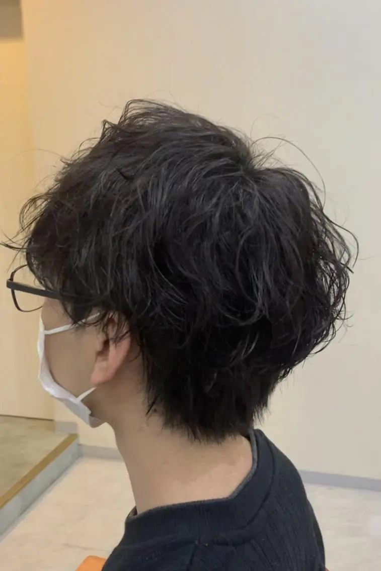 メンズ ショート パーマ カット パーマ トリートメント クセを最大限に活かす メンズパーマ奈良大祐のヘアスタイル