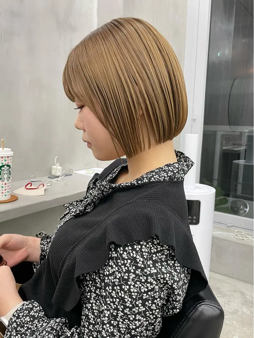 ショート カラー 華 /ショート/ボブのヘアスタイル