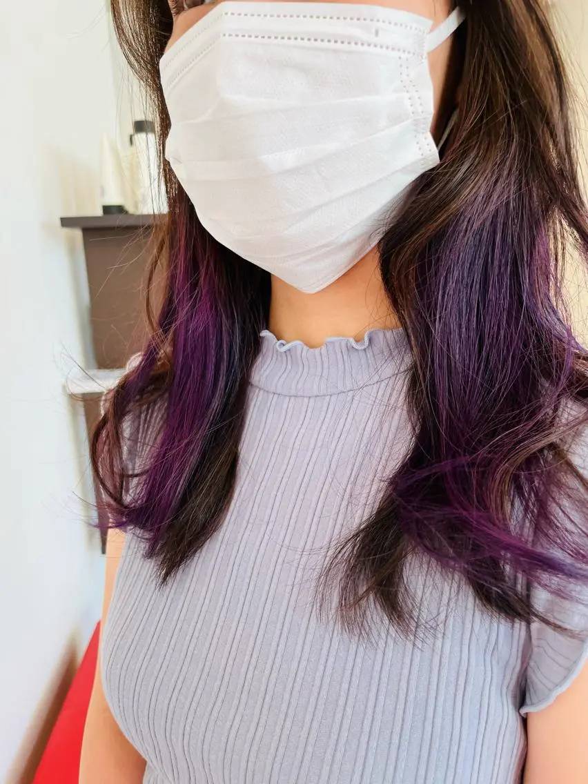 セミロング カット ヘアカラー トリートメント PazRood 山下のヘアスタイル