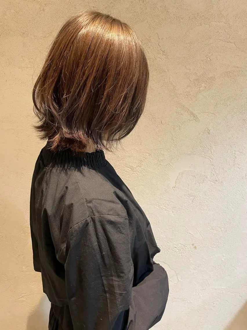 ミディアム カラー ueki ayaneのヘアスタイル