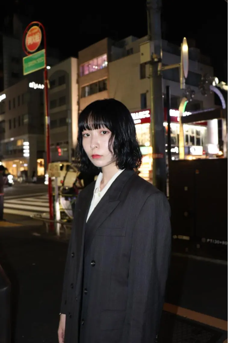 ミディアム カラー パーマ 笈沼 大輝のヘアスタイル