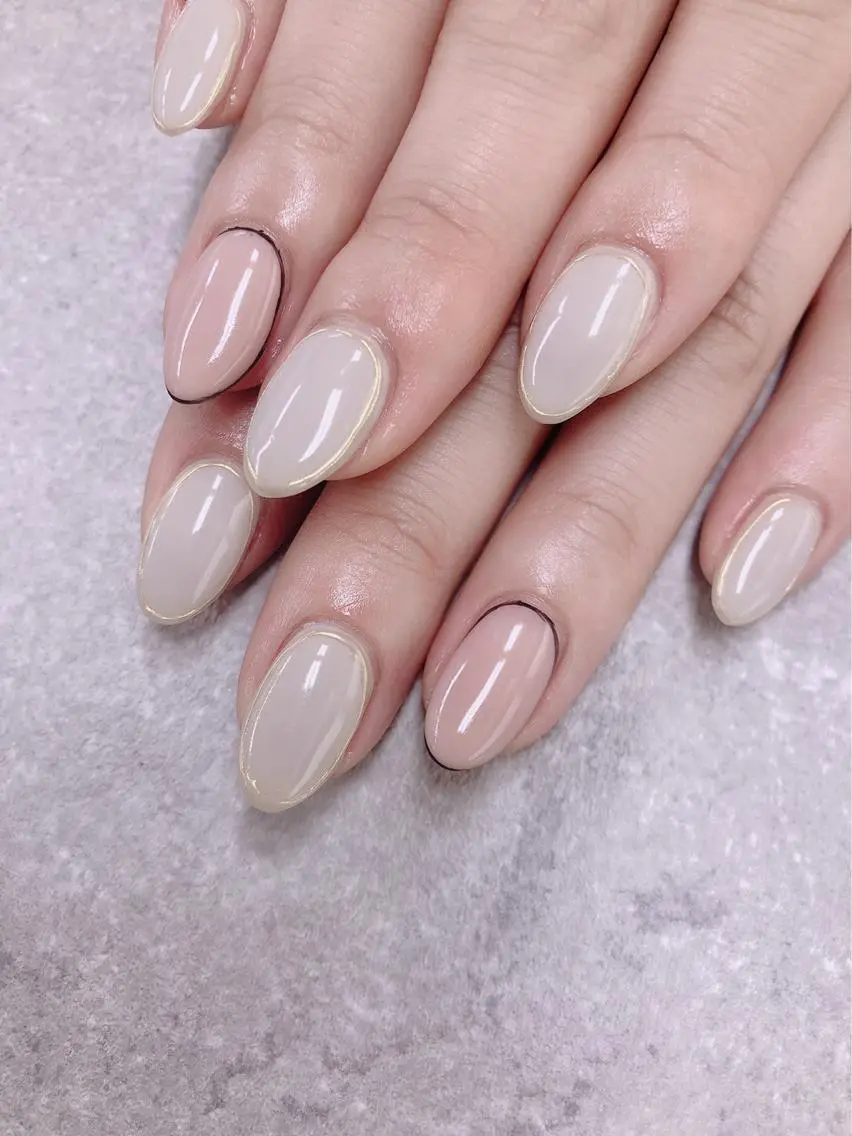 ネイル ニュアンスネイル ワンカラーネイル ピンク FASTNAIL PLUS 新宿店のネイルデザイン