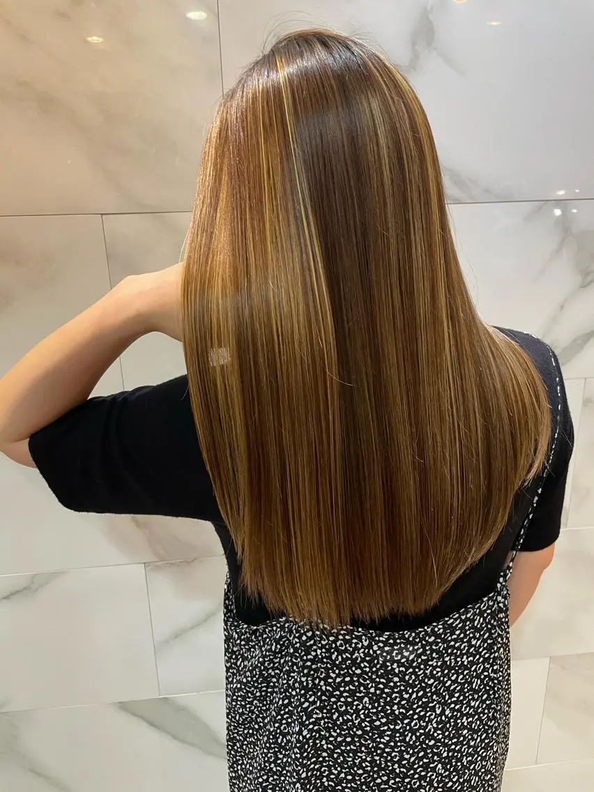 ヘアカラー トリートメント 🌟髪質改善/透明感 🌟代表RYOのヘアスタイル
