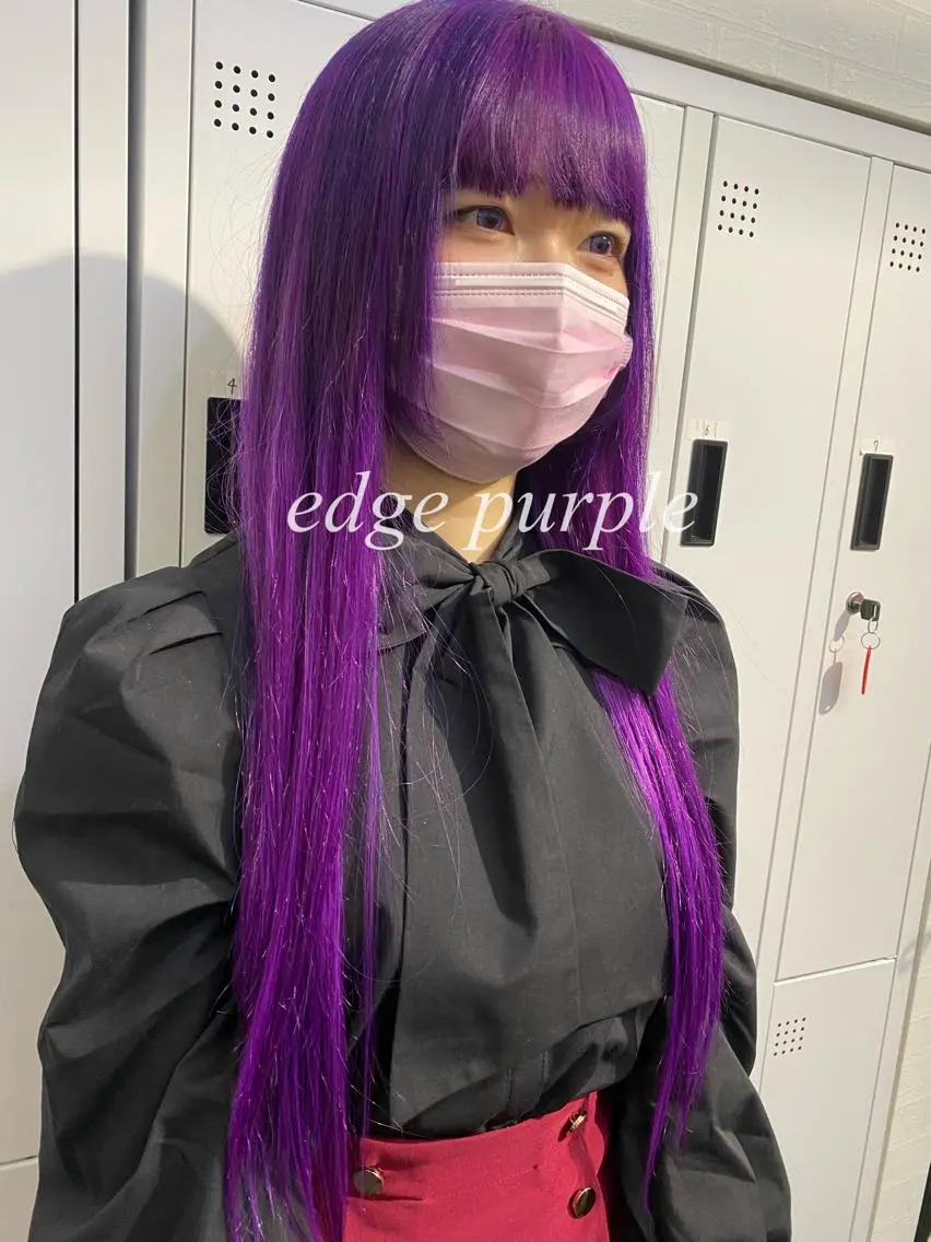 ロング カラー ダブルカラー ブリーチカラー特化 U-topia小島のヘアスタイル