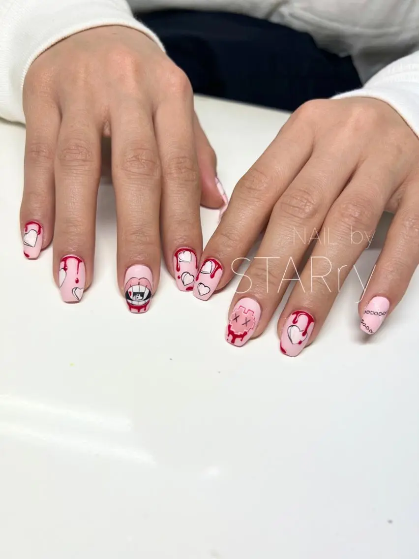 ネイル アートネイル ジェルネイル ニュアンスネイル パラジェル シンプルネイル NAIL by STARry 川口のネイルデザイン
