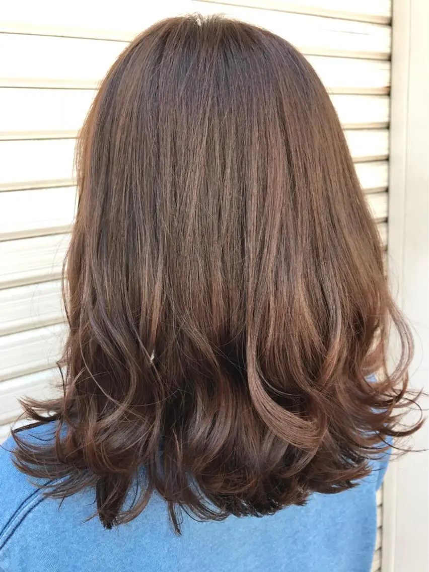 ミディアム カラー ベージュカラー 🫟Blanco🫟 Color&Careのヘアスタイル
