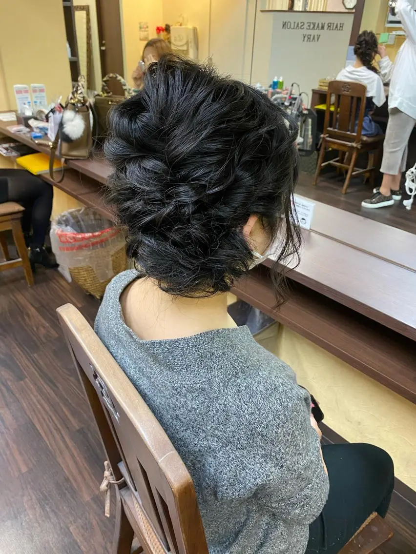 ショート ヘアセット 泉 汐織のヘアスタイル