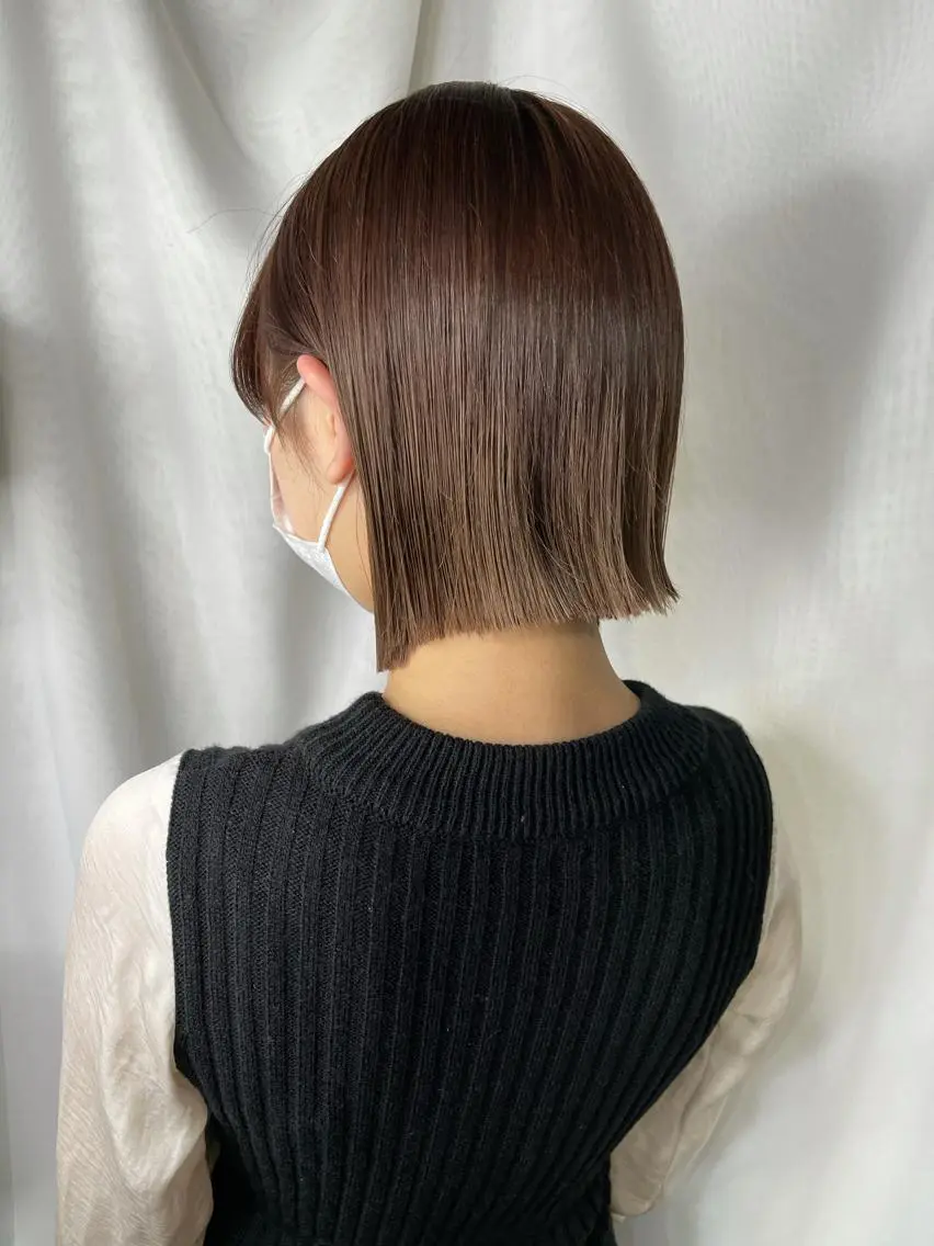 ショート カット ヘアカラー トリートメント 早瀬裕之 パーマのヘアスタイル